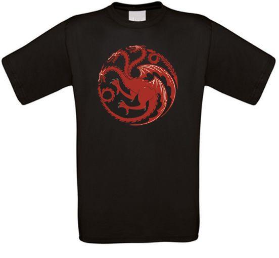 Camiseta Targaryen GoT Dragones Culto Serie Nuevas Todas Las Tallas Unisex T-Shirt S
