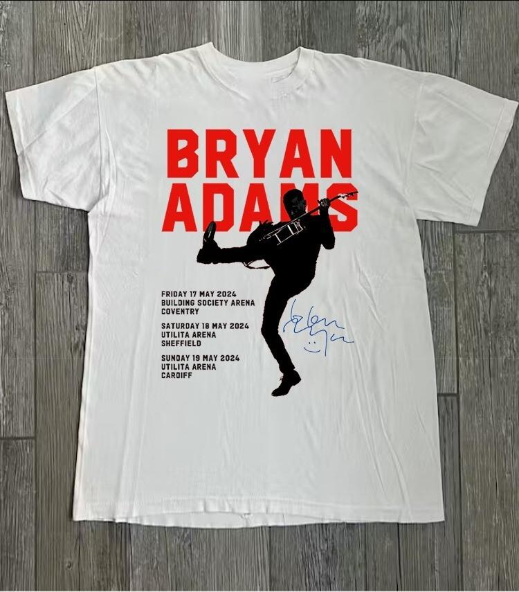 

Bryan Adams So Happy It Hurts Tour 2024 Unisex T-Shirt All Size BL1090 L