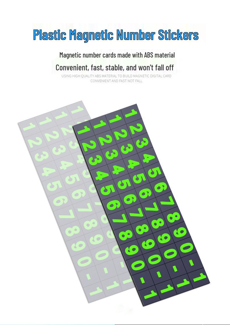

Tesla-Compatible Press-to-Hide Temporary Car Parking Sign with Printed Logo