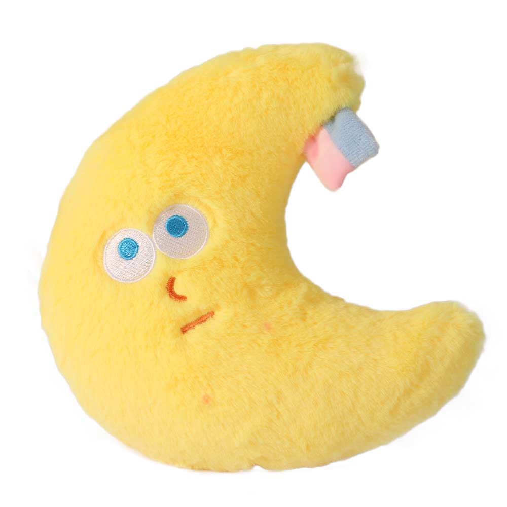 Juguete de Peluche Estrella Luna Esponjosa Algodón PP Peluche Estrella Luna Juguete Relleno Regalos para Niños