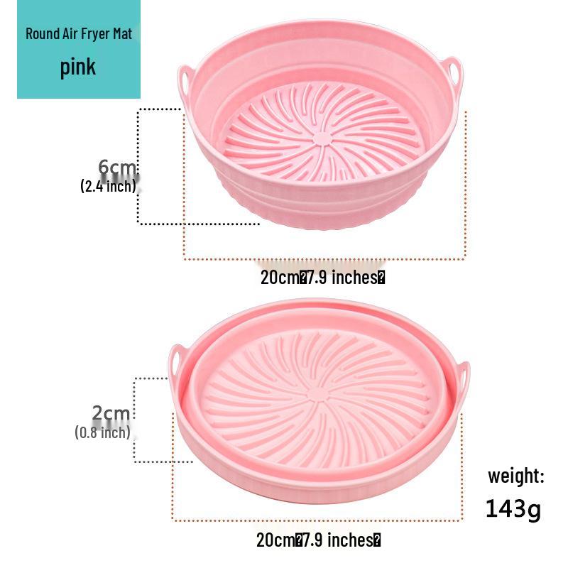 Silikonowa Forma do Pieczenia i Mata do Frytkownicy Powietrznej - Silikon Spożywczy