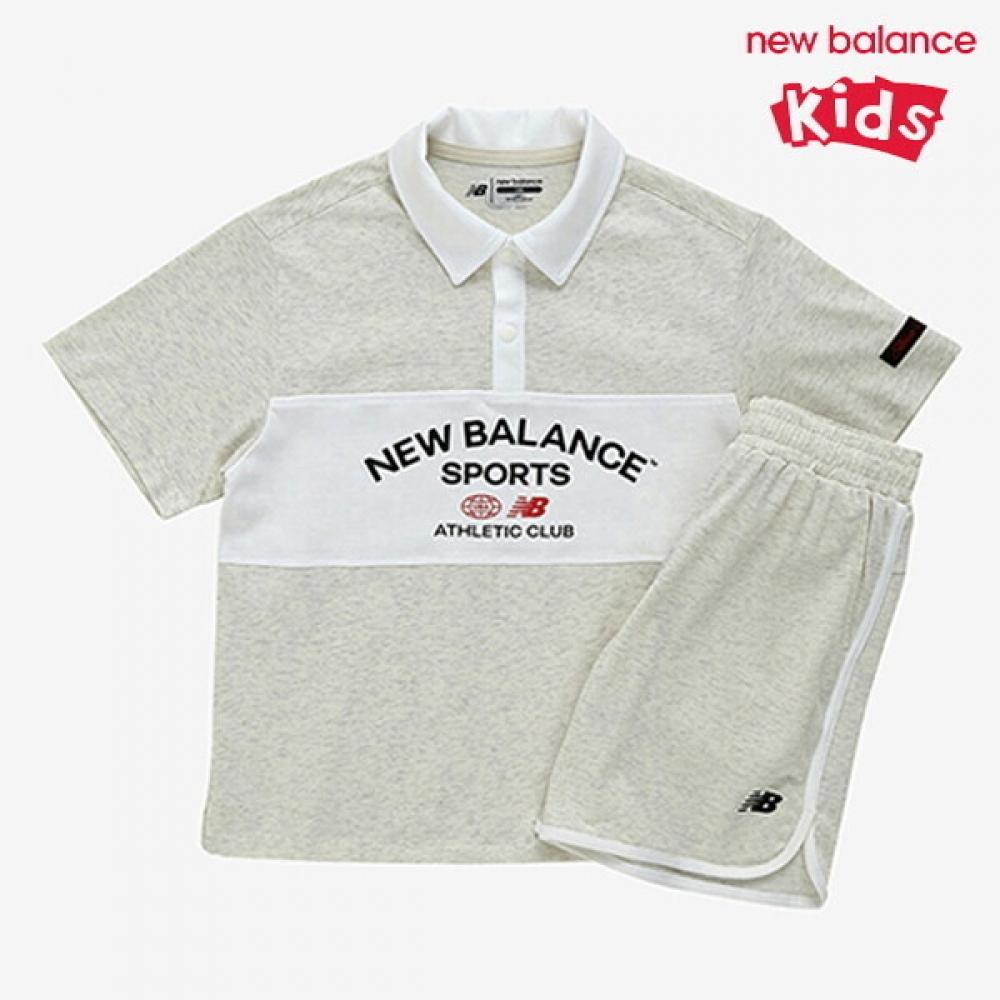 

New Balance Kids SporTs Collar Color SeT Up T shirT Nk9yf2831u 33 120