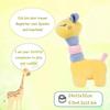 Giraffe Plush Toy, 35cm Soft Plush Dolls, Cute Giraffe Plushie Doll, Stuffed Animal Toys, Throw Cushion Doll, Cuddly Figures Plush(Yellow)
