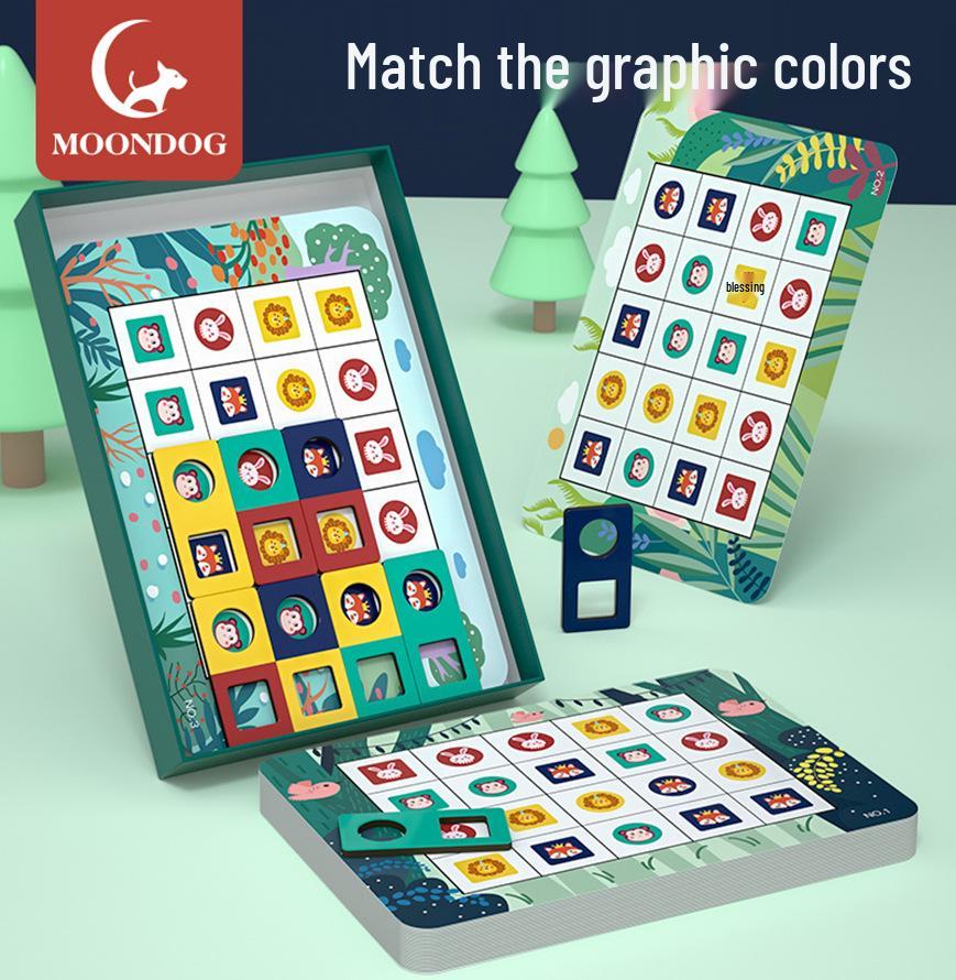 Cross-Border Memory Match Game: Educational Flip Card Puzzle for Kids Ages 3-6