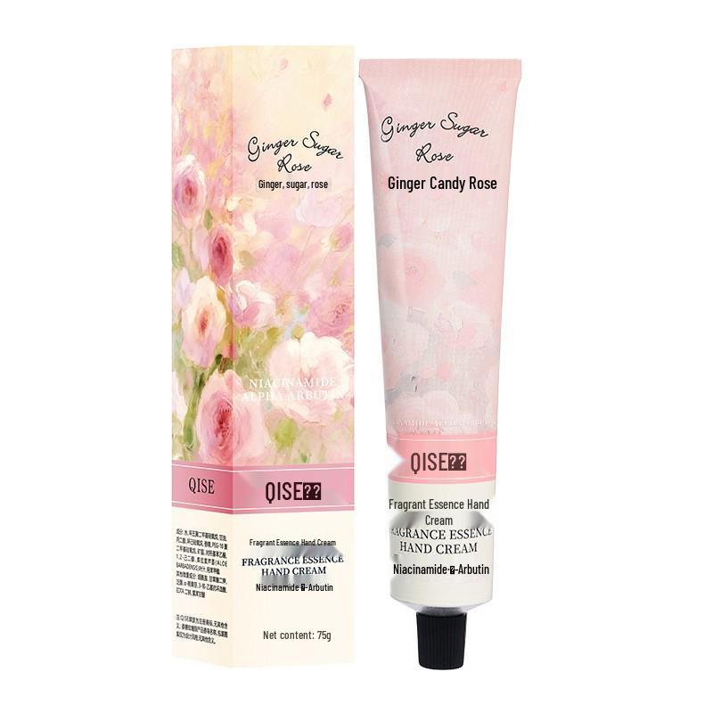 Qise Niacinamide Moisturizing Hand Cream - Portable Size, Ideal for Dry, Cracked, Peeling Skin with Horse Oil.