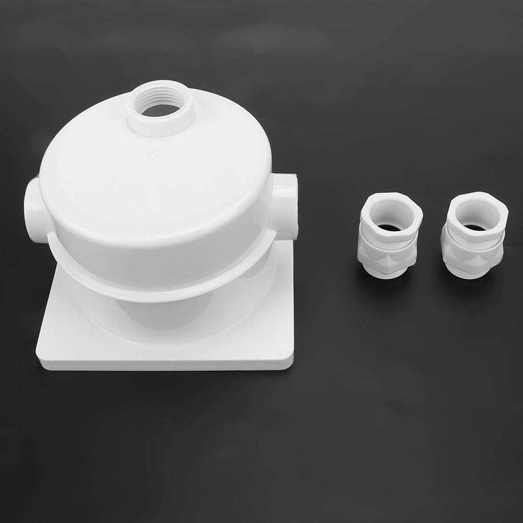TOPINCN Plastic Material Swimming Pool Accessories Underwater Light Distribution Junction Box Replacement Easy to Install
