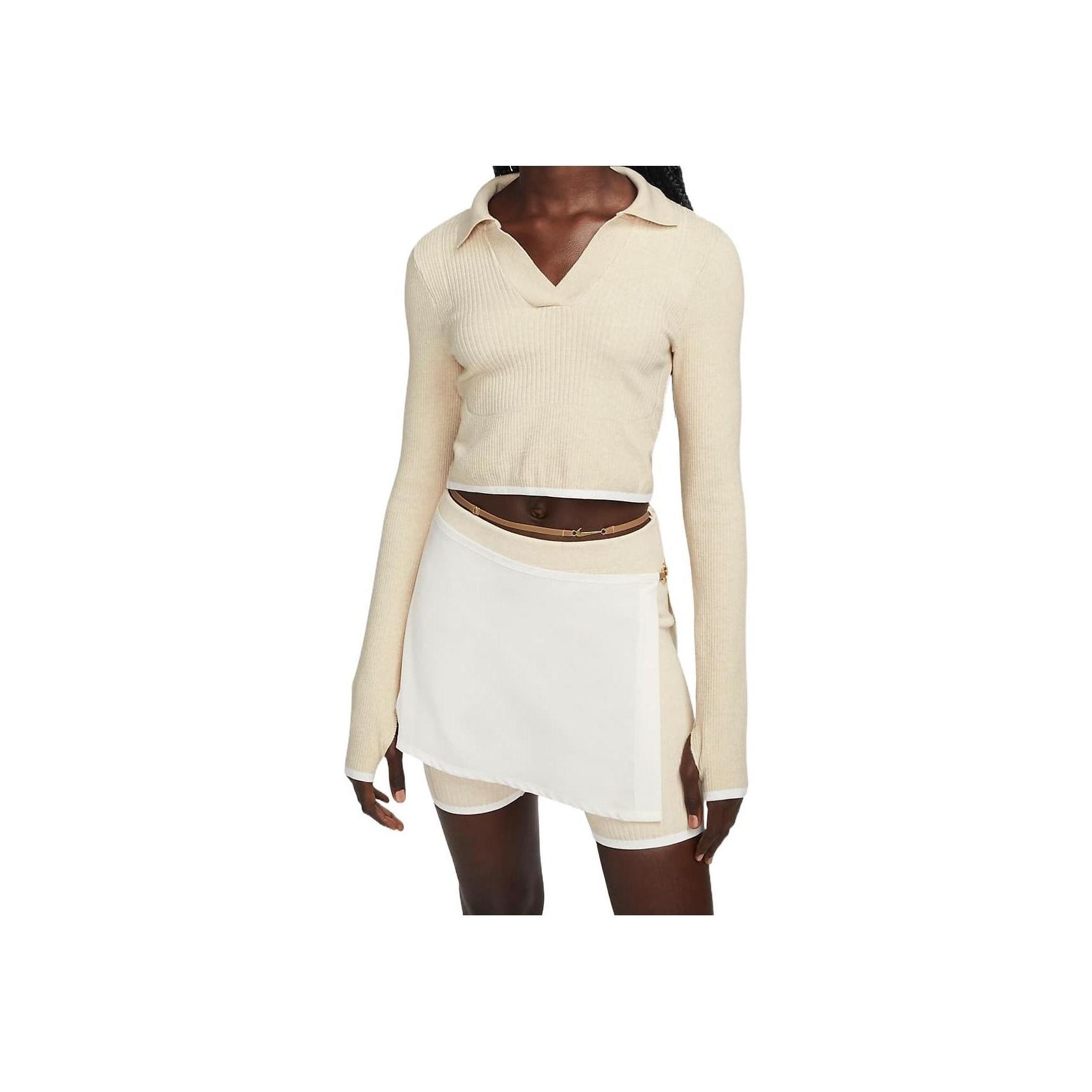 Nike Women s x Jacquemus Long-Sleeve Polo DN3221-219 L