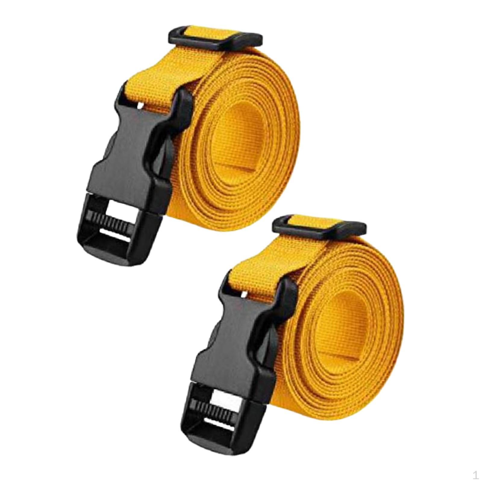 

2 комплекта ремней для сумки-тележки для гольфа, нейлоновые ремни для хранения чемодана с механизмом быстрого отсоединения золотой