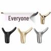Gold Ram's Horn Coat Hook - Nordic Style Wall Mounted