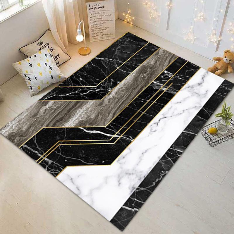 Marble Geometric Abstract Living Room Carpet Nordic Minimalist Modern Style Living Room Carpet
