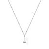 14K Gold Plated Stainless Steel Cross Necklace for Women - Beaded Chain, Simple & Elegant Design