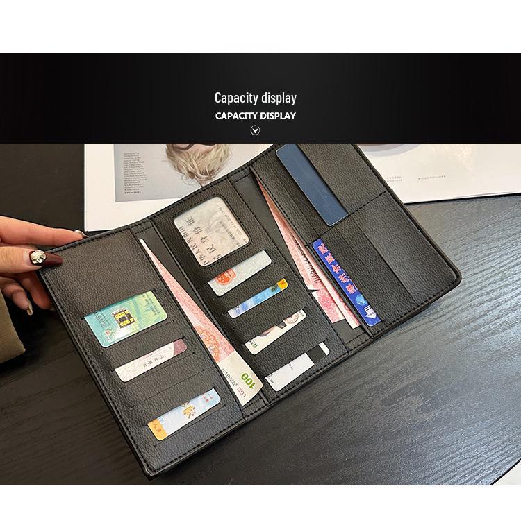 Classic Cross-border Ladies Long Wallet with Multi-card Slots and Versatile Clutch Design, Now 30% Off!