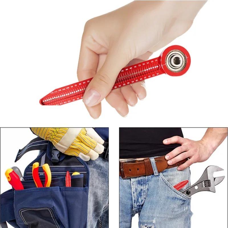 Portable Woodworking Compass Alloy Scribe 360 Degree Round Marking Gauge Precision Circle Maker Carpenter Tool for Tiny Circles