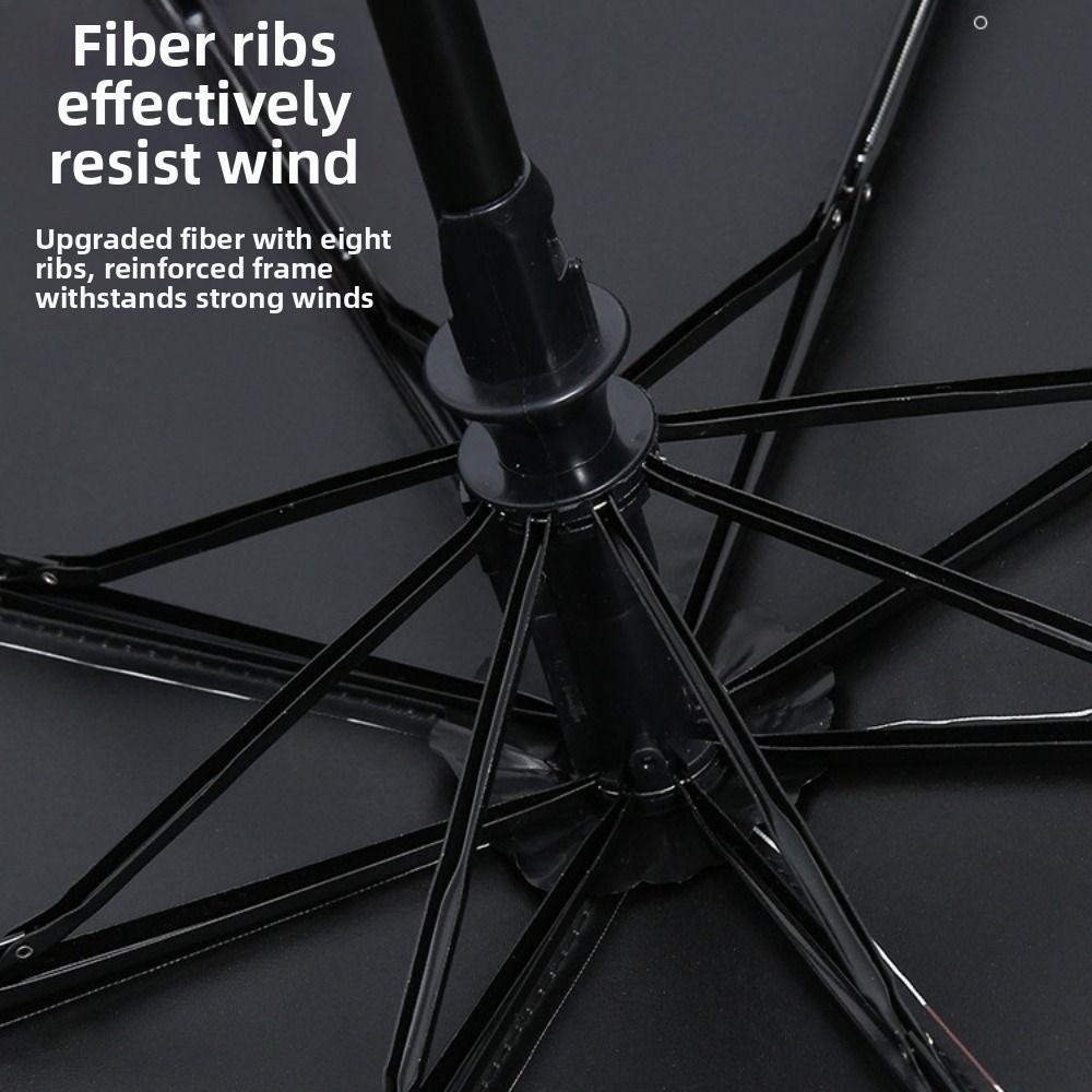 Fashion UV Protection Automatic Umbrella Windproof Reinforced Sun Umbrella Thickened Portable Rain Umbrella Daily