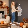 Halloween Pumpkin Static Cling Window Stickers - Self-Adhesive Wall Decals for Living Room Decor, 60 30 cm