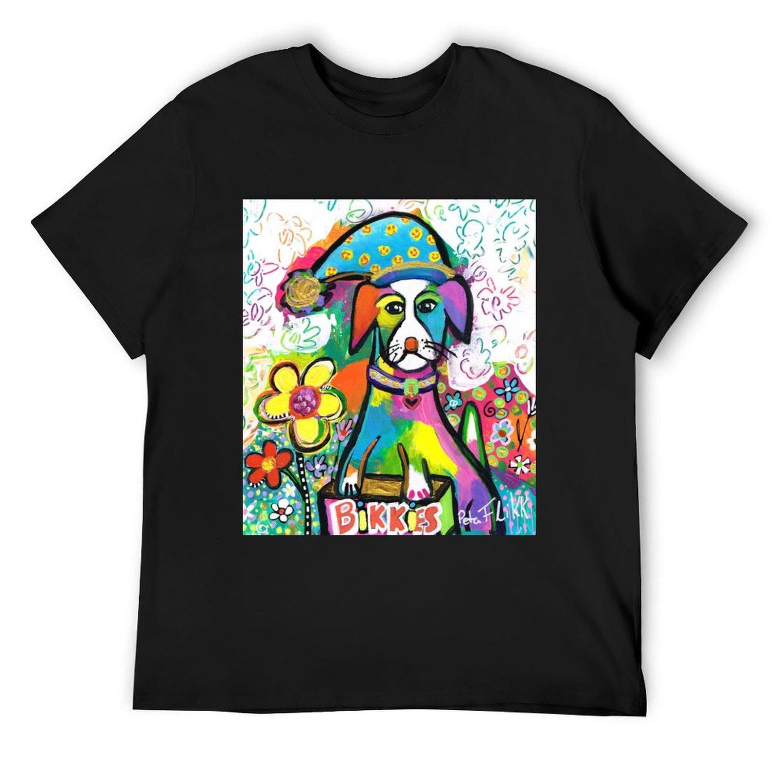 

Hungry Dog T-Shirt man t shirt vintage anime shirt man clothes men t shirts 4XL