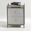 Multi-Functional Bedroom & Living Room Side Table with Fabric Drawers and Wall-Mounted Storage Cabinet
