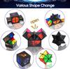 Educational Fidget Magic Cube Toy for Kids Ages 7-12, Stress Relief Sensory Infinity Cube Gift for Boys and Girls