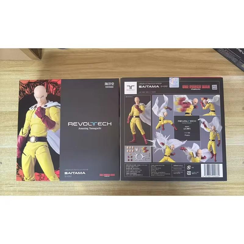 

()Original Kaiyodo One Punch Man Saitama Amazing Yamaguchi Revoltech Saitama Anime Action Collection Model Toys