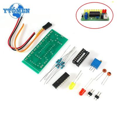 LM3915 Lötübungskit 10 LED Sound Audio Spektrum Analysator Pegelanzeige Kit DIY Electoronics