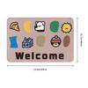 Ins Style Cartoon Animals Welcome  Front Door Mat Anti-Slip Indoor Waterproof  Doormat Garden Garage Entrance Rug Carpet
