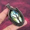 Tree Of Life Labradorite Pendant Gemstone Pendant Copper Wire Wrapped Jewelry