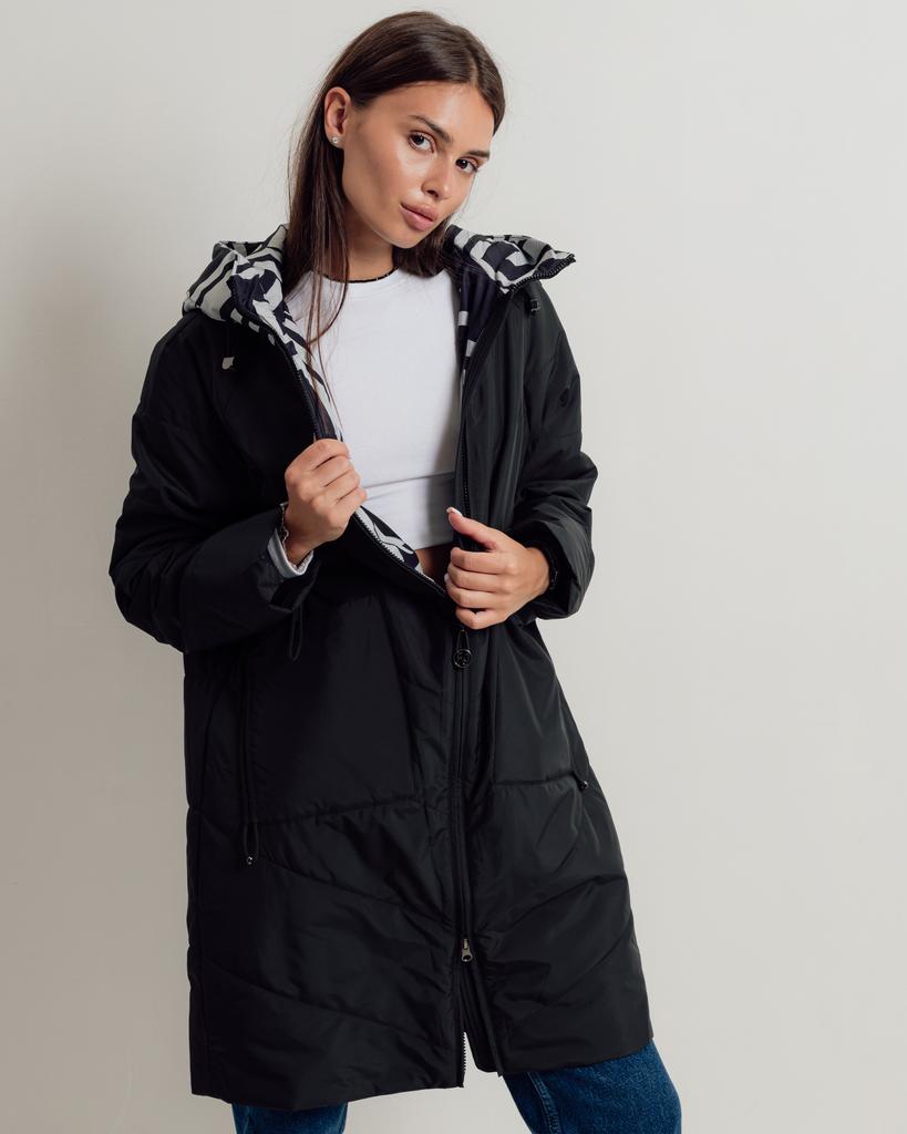 Kurtka długa przejściowa Jc.Rosy Pink 2926 50 czarna