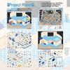 Yanxiu 12.0 Chongqing Street Scene PET Miniature Landscaping Sticker