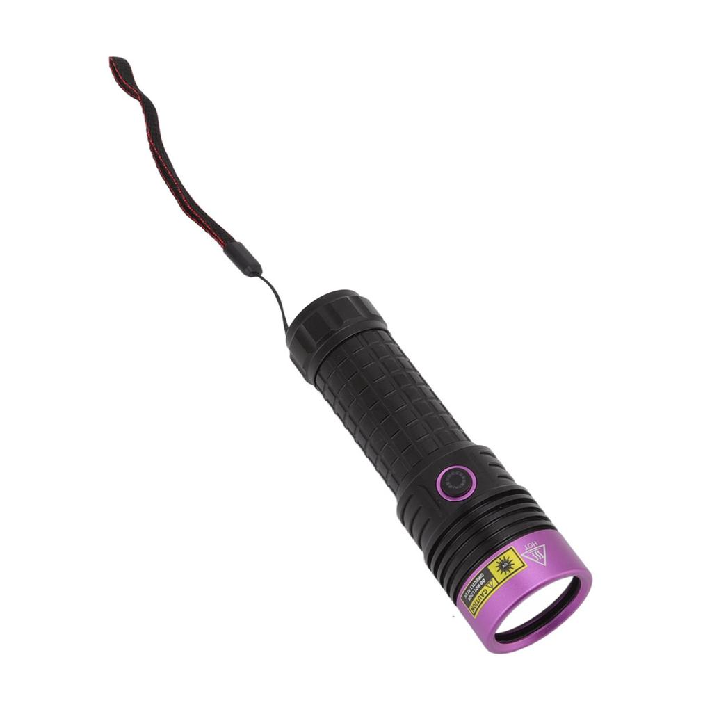 Y40 Purple Light Flashlight High Power LED 365NM UV Torch Light For Oil Contamination Detection