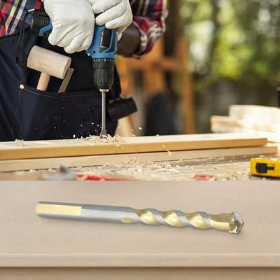 Broca com Ponta de Metal Duro Multifuncional 5/6/8/10/12mm