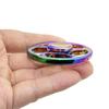 Regenbogen Farbe Aluminium Rad Runde Hand Finger Spinner Zappeln EDC Fokus Spielzeug Gyro