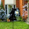 1/2Pcs Spooky Outdoor Lights Halloween Decorations Weather-Resistant Easy to Install Lawn Ornaments Solar Garden Stakes