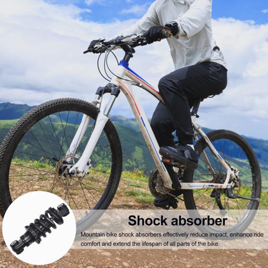 12.5/15CM Mountain Bike Spring Shock Absorber 550/850/1000/1500Lbs Adjustable Scooter Folding Bike Rear Suspension Shock Absorber