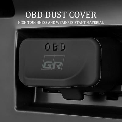 Car Silicone OBD Dust Cover Waterproof Protective Cover For GRsport Hilux Aygo Yaris Corolla Rav4 GR Auris Cruiser