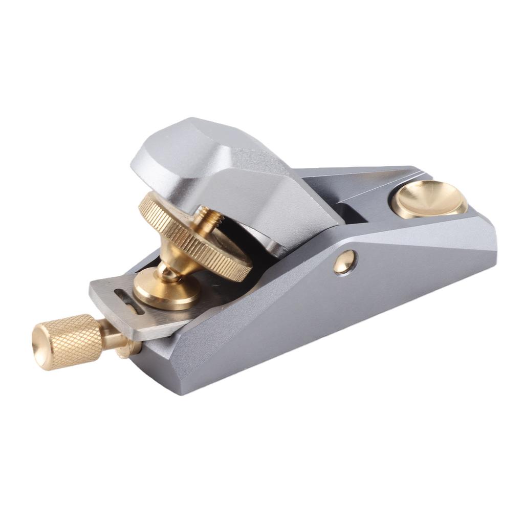 Wood Planer Aluminum Alloy Brass 33 Degree Low Angle Flat Bottomed Hand Plane for Woodworking
