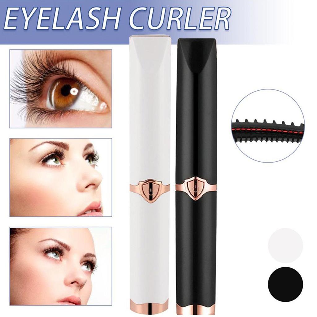 Elektrische Wimpernzange USB Wiederaufladbar Tragbar Wimpernzange Schnellheizend Natürlich Langanhaltend Geschwungene Wimpern Make-up Werkzeug