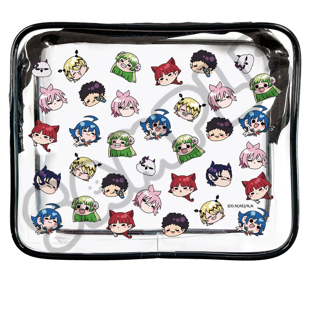 Anime To Demon Pattern Clear Pouch MB "Welcome School! Iruma-kun" [All-over A]