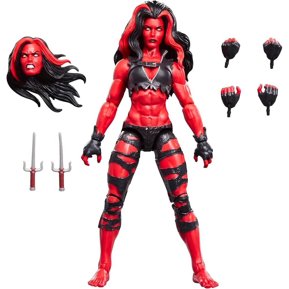 

Hasbro Marvel Legends Series Red Hulk 6-Inch Action Figure Collectible G2082