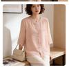Summer Wear for Middle-Aged and Elderly Mothers: New Chinese Style Embroidered Shirt
