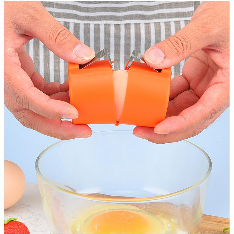 Egg Shell Opener Raw Egg Cracker Separator Filter Egg Beater Household Kitchen Baking Tools Kitchen Tools Kitchen Baking Tools