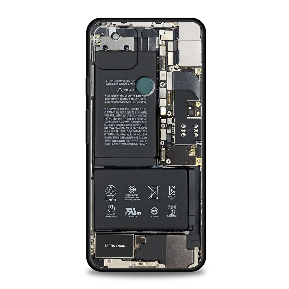 Main Circuit Board Pattern Phone Case Cover for Google Pixel 10 9 8 7 6 9A 8A 7A 6A Pro Shockproof Soft TPU 10 Pro XL Shell Bags