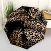 1pc Leopard Palm Automatic Open/Close Umbrella Compact Folding Umbrella, All-Season Portable Umbrella for Women/Men250