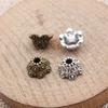 Textured Bead Cap Charms Dome Covers For Pearl And Gemscolor Jewelry Findings