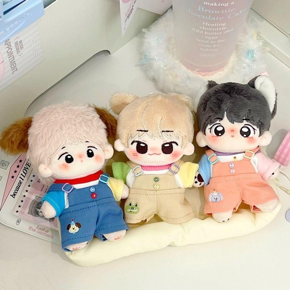 1 set Outfit 20cm Cotton Doll's Clothes Cartoon Pattern 10cm Doll Clothes  Doll Accessories