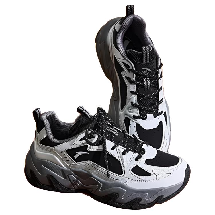 Anta Panshi Fashion Trendy Versatile Shock Absorbing Height Increasing Low Top Casual Shoes Women Casual Shoes 122548856-8