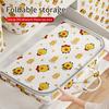 Foldable Quilt Storage Bag Large Capacity Clothing Wardrobe Organizer Dust-proof Organizer Blanket Packing Storage Box withZippe
