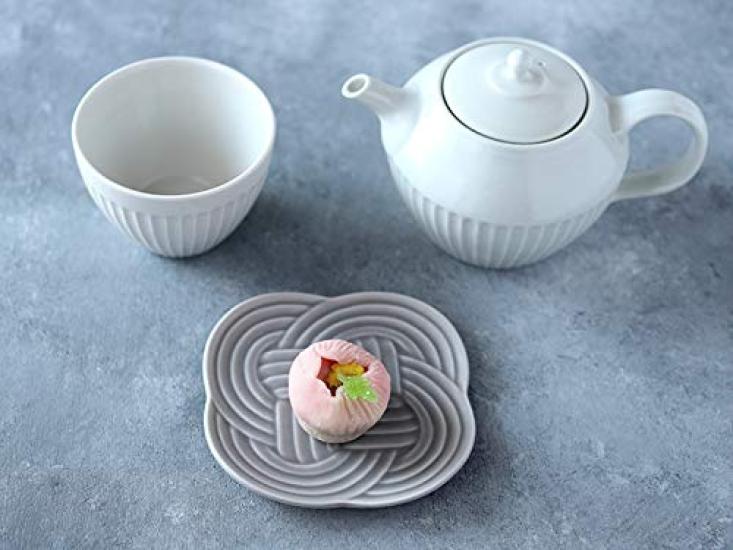 EAST Table Small Plate 11cm Musubi Matte Color Pink Made In Japan Microwave Safe Dishwasher Safe Soy Sauce Plate Delicacy Plate 85-002-02