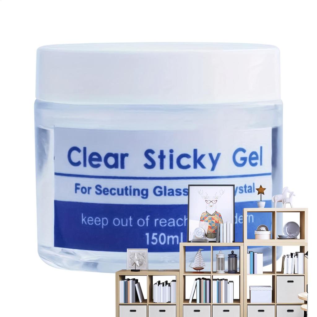 Museum Gel Trasparente Rimovibile Pasta Adesiva da Museo Stucco Cera Rimovibile Riutilizzabile Senza Residui Adesivo Trasparente Stucco per Esposizioni Previene le Vibrazioni