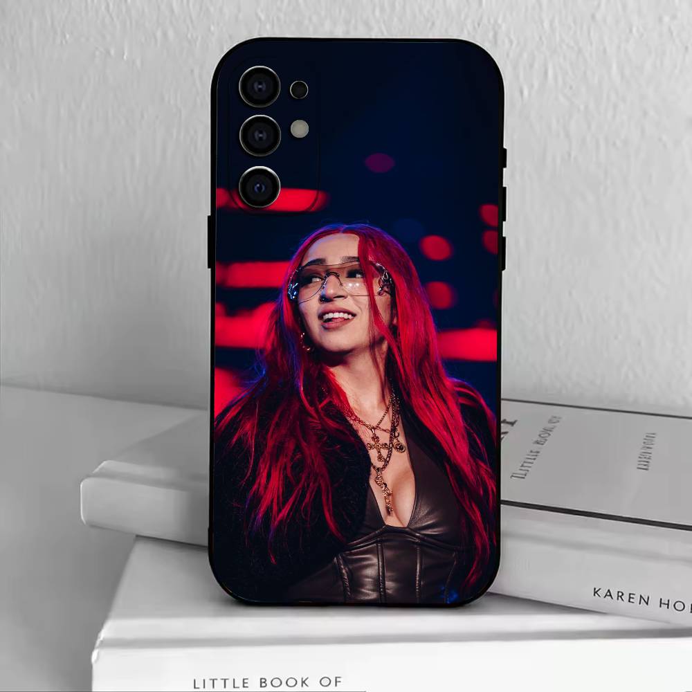 

Singer DLR-De La Rose Phone Case Black Silicone Soft For Samsung S25,S24,S21,S22,S23,S30,Ultra,S20,Plus,Fe,Lite Samsung S20fe
