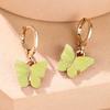 SHEIN butterfly earrings, summer temperament super fairy butterfly earrings, ear buckles ins wind color